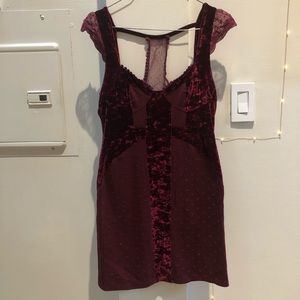 Stunning Velvet Free People Dress